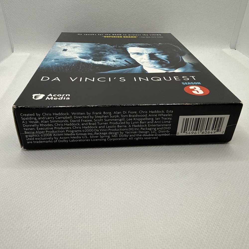 Da Vinci's Inquest - Season 3 (DVD, 2008, 4-Disc Set, Boxed Set) - Picture 6 of 6